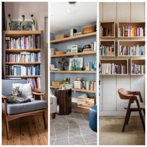 Ideas para biblitecas de casas pequeñas