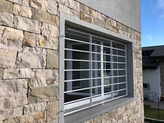 rejas minimalistas modernas para ventanas