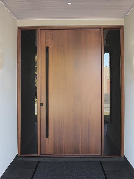 puertas de entrada laminada simil madera