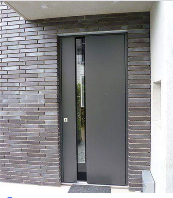 puertas de entrada simples y minimalistas