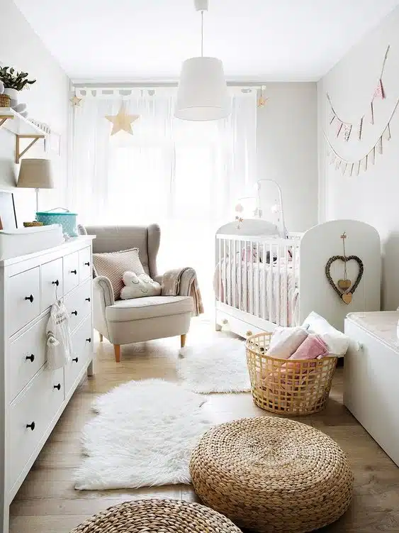 Colores claros para dormitorio de bebe
