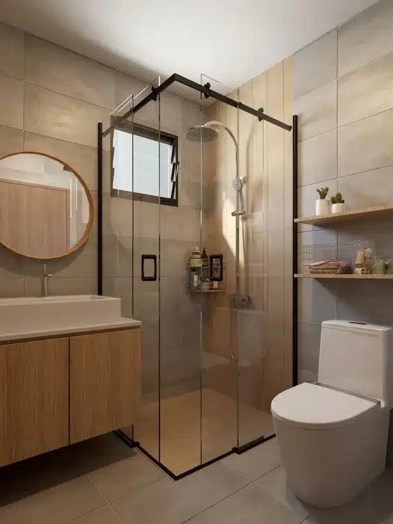 Colores para baños pequeños y cuadrados