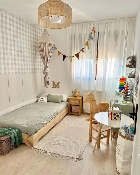 Ideas para dormiotrio infantil neutro