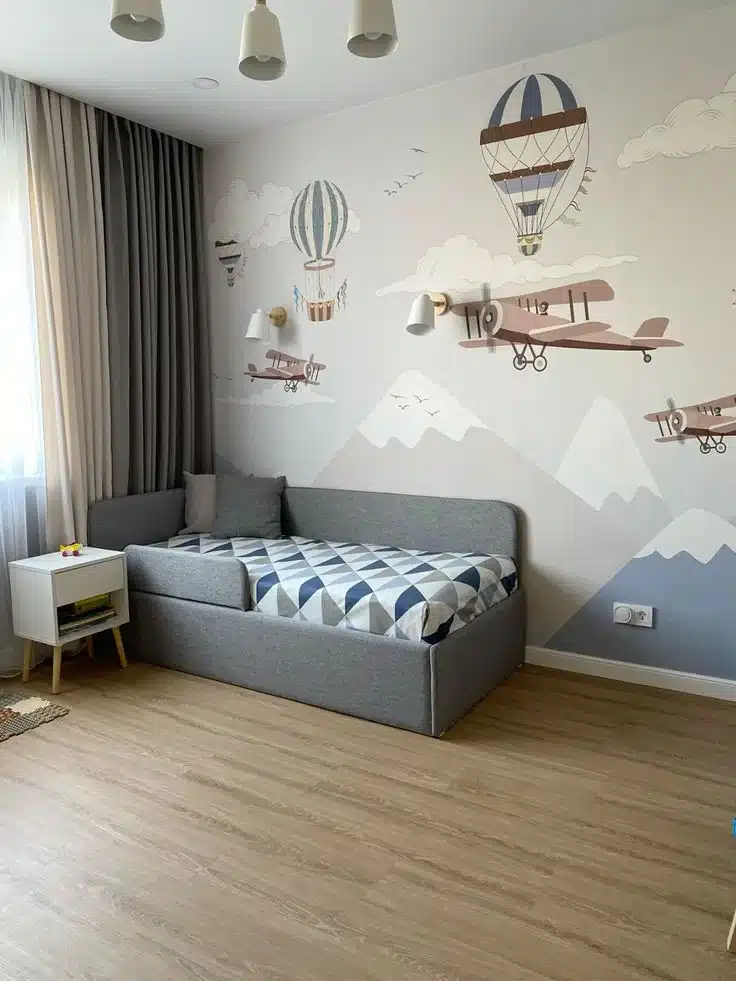 Papel tapiz para habitacion infantil nene