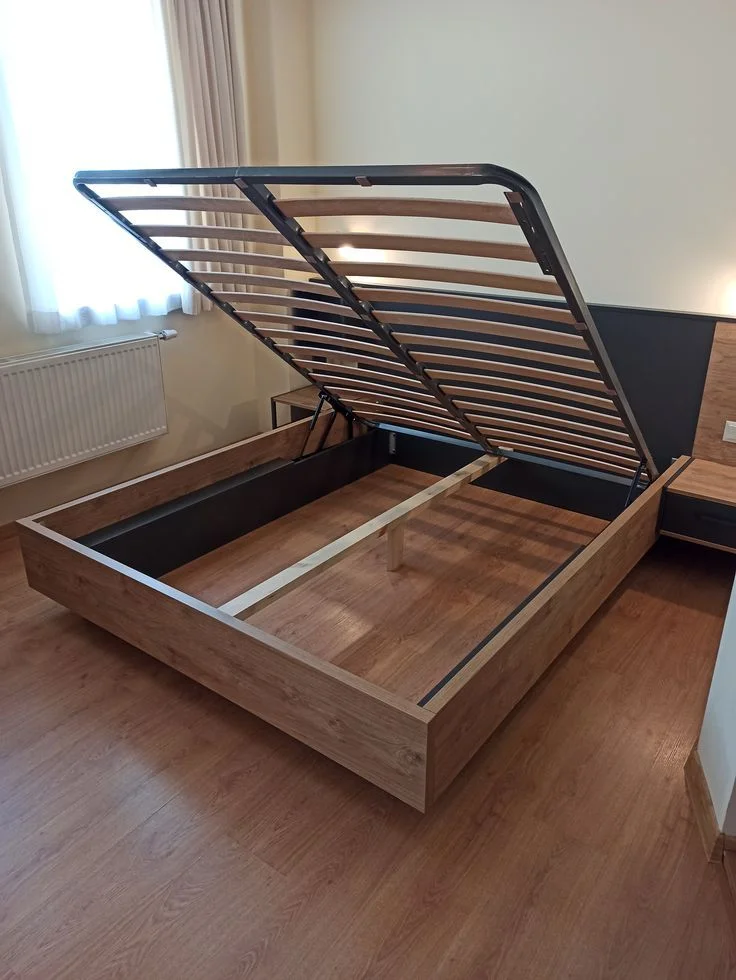 Modelo de cama rebatible con almacenamiento