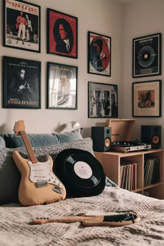 dormiotrio con estilo musical estilo retro moderno
